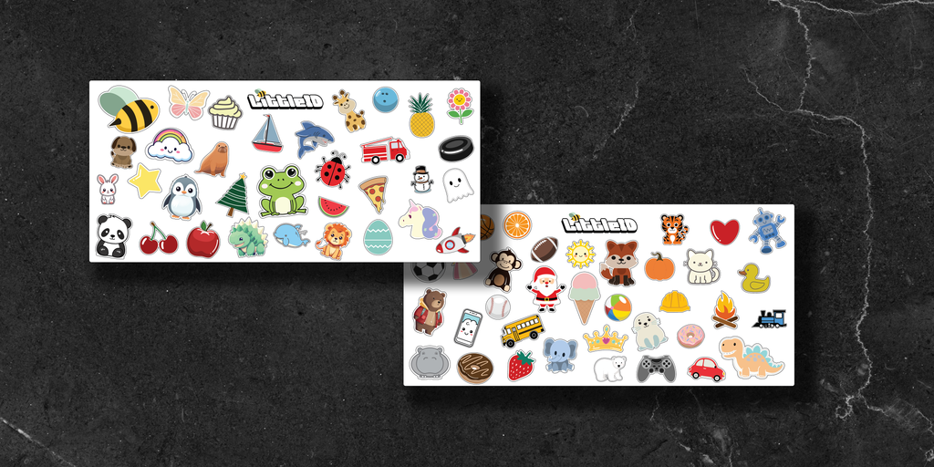 Ilids Sticker LITTLE ID - Personalized Name Stickers for the Little Ones! – Little ID
